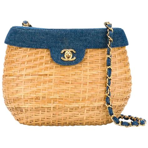 vintage chanel basket bag